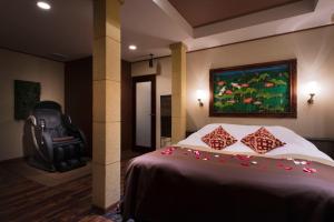 Letto o letti in una camera di Hotel LUNE CLAIRE (Adult Only)