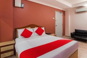 Postel nebo postele na pokoji v ubytování Hotel Fuji