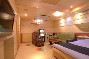 TV a/nebo společenská místnost v ubytování Hotel GOLF II Atsugi (Adult Only)
