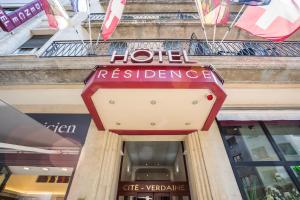 Hôtel Résidence Cité-Verdaineの見取り図または間取り図