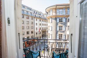 Balkón nebo terasa v ubytování Hôtel Résidence Cité-Verdaine