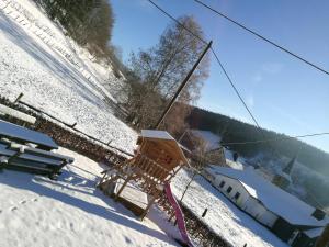 Gasthof Zur Hohen Hunau v zimě