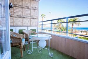 Balkón alebo terasa v ubytovaní Apartamento Lujo frente al Mar Centro de Malaga
