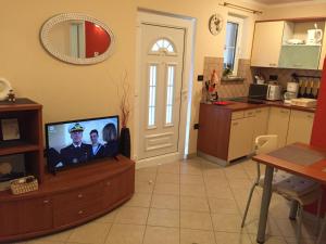 Kuchyň nebo kuchyňský kout v ubytování Apartment Ines