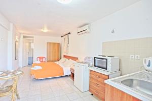 A kitchen or kitchenette at Angelina Studio