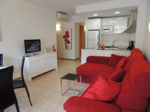 TV a/nebo společenská místnost v ubytování Gran Reserva Luna 5 17 Empuriabrava - Immo Barneda