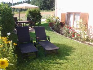 Zahrada ubytování Ferienwohnung-Hajek
