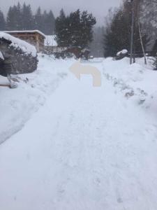 Apartmán Filipovice s letní terasou v zime