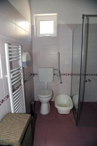 Kúpeľňa v ubytovaní Arany Szőlő Wellness Apartmanház
