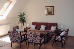 Posedenie v ubytovaní Arany Szőlő Wellness Apartmanház