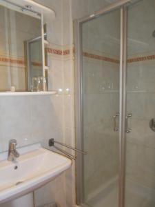 Koupelna v ubytování Hotel Manitoba