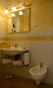 Koupelna v ubytování B&B San Gimignano Diffuso