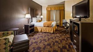 TV a/nebo společenská místnost v ubytování Best Western Windsor Pointe Hotel & Suites-Frost Bank Center