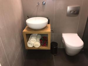 Kúpeľňa v ubytovaní Elea Athens Apartment