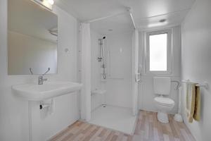 A bathroom at Camping Fusina