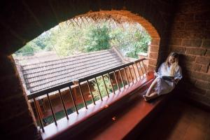 Balkón nebo terasa v ubytování SwaSwara Wellness - A CGH Earth Experience, Gokarna
