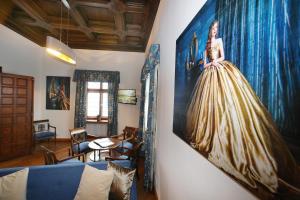 Posezení v ubytování Schlossresidenz Fischhorn
