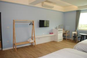 Krevet ili kreveti u jedinici u okviru objekta Pisces Garden B&B