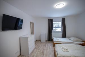 Postel nebo postele na pokoji v ubytování Apartment Šarka