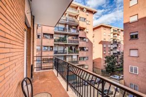 A balcony or terrace at Aura Paradise Apartment - With parking garage