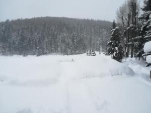 Pokoje goscinne na Gasienicowym Potoku v zime