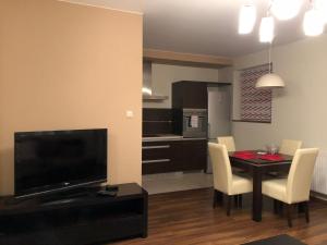 Kuchyň nebo kuchyňský kout v ubytování Apartamenty Tychy Bielska 145 + 2 fotografie