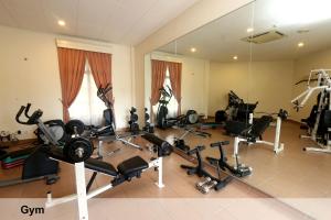 Fitness centrum a/nebo fitness zařízení v ubytování Villea Morib