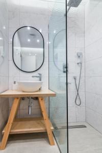 Kúpeľňa v ubytovaní Eolia Apartment + 12 fotografií