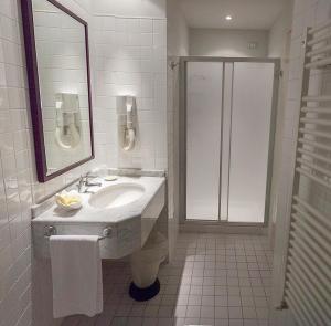 Kylpyhuone majoituspaikassa Hotel dei Gonzaga