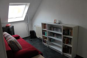 Knihovna v apartmánu