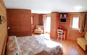 TV a/nebo společenská místnost v ubytování Hotel Paradisia