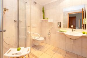 Koupelna v ubytování Flair Hotel Werbetal