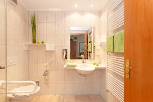 Koupelna v ubytování Flair Hotel Werbetal