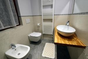 Koupelna v ubytování Albergo Ristorante Orazio
