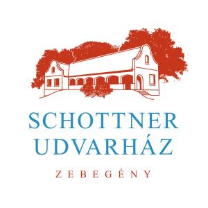 a vector illustration of a barn with trees in the background at Schotti Vendégház in Zebegény