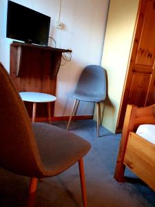 TV a/nebo společenská místnost v ubytování Hotel & Restaurant Gulfhof
