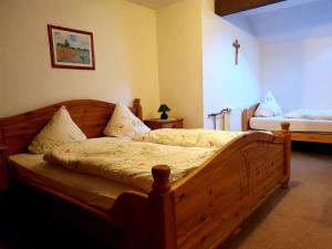 Postel nebo postele na pokoji v ubytování Hotel & Restaurant Gulfhof