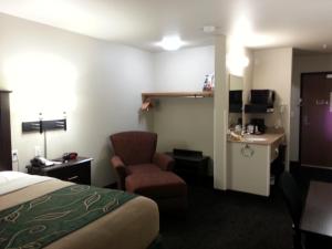 TV a/nebo společenská místnost v ubytování Travelodge by Wyndham McAlester
