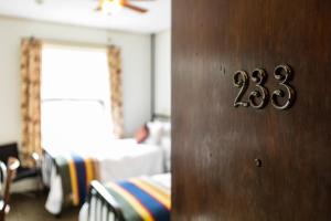 Postel nebo postele na pokoji v ubytování Hotel Congress
