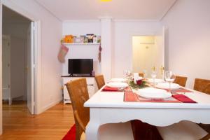 TV a/nebo společenská místnost v ubytování Los Respigos Ampuero