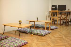 TV a/nebo společenská místnost v ubytování Khoksametchun Hostel
