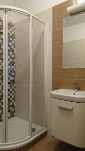 Bathroom sa Penzion OSTROV