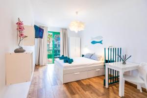 Postel nebo postele na pokoji v ubytování Vivienda Vacacional Paradise