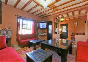 Posezení v ubytování Riad Vallée Verte Asni