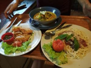 Essen im Privatzimmer oder in der Nähe