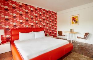 Postel nebo postele na pokoji v ubytování Austin Motel