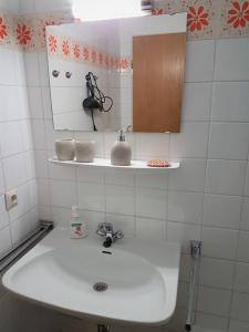 Salle de bains dans l'établissement FeWo Milan Oberstaufen-Steibis