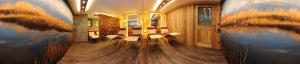 A seating area at Ski in Ski out Hotel Unterellmau