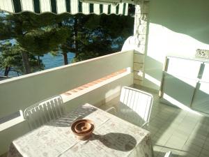 Balkón alebo terasa v ubytovaní VILLA ANA ZIVOGOSCE-Apartment4