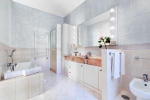 Koupelna v ubytování Villa Oriana Relais